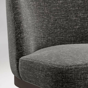Ana Charcoal Counter Stool with Performance Fabric