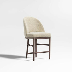 Ana Ivory Counter Stool with Performance Fabric