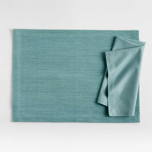 Aspen Quiet Blue Cotton Placemat