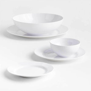 Aspen Rimmed Melamine Salad Plate