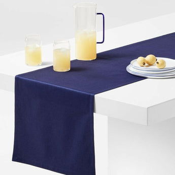 Aspen 120" Organic Cotton Table Runner.