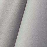 Aspen 60"x120" Metal Grey Organic Cotton Tablecloth.