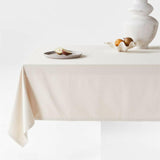 Aspen 60"x120"  Organic Cotton Tablecloth.