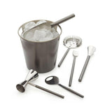 Bar Tool Set Stainless Steel Graphite Finish.