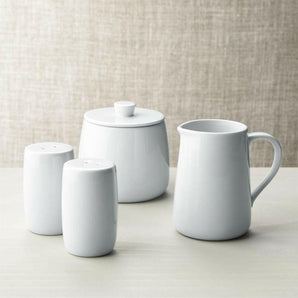 Basic White Sugar Bowl.