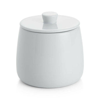 Basic White Sugar Bowl.