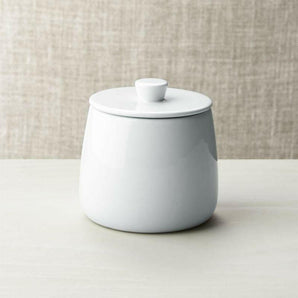 Basic White Sugar Bowl.