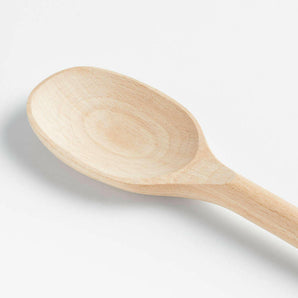 Crate & Barrel Beechwood Spoon