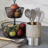 Bendt 2-Tier Iron Fruit Basket.