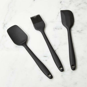 Black Silicone Tools Set of 3