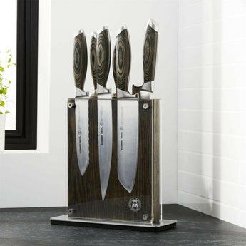 Schmidt Brothers® Bonded Ash 7-Piece Knife Set.