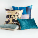 Viva 22"x15" Crushed Velvet Pillow with Down-Alte