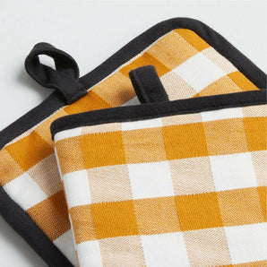 Buffalo Check Oven Mitt & Pot Holder, Set of 2