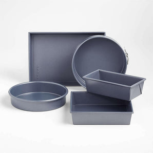 Crate & Barrel Slate Blue 9" Springform Pan 3.
