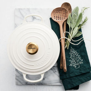 Crate & Barrel Acacia Spurtle Turner.