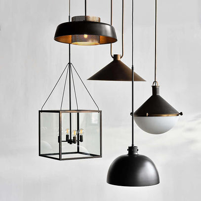 Colin Perforated Metal Pendant Light.