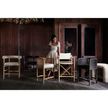 Fields Natural Cane Counter Stool by Leanne Ford.