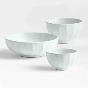 Cafe White Low Bowl.