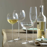 Camille 13 Oz. Long Stem Wine Glass - White