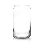 16 oz Beer Can Glass