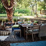 Abaco Outdoor Dining Chair with Sunbrella® Cushion.