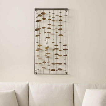 Chimes Metal Wall Sculpture.