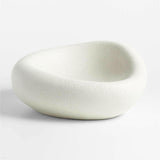 Cirro White Ceramic Centerpiece Bowl 16".