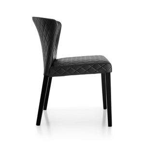 Curran Quilted Onyx Dining Chair