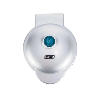 Dash® Silver Mini Waffle Maker.