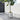 Dundee Low White Planter with Stand.