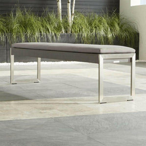 Dune Dining Bench with Sunbrella® Cushion