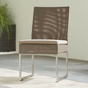 Dune Outdoor Dining Side Chair with Sunbrella® Cushion