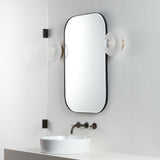 Edge Rectangle Black Wall Mirror.
