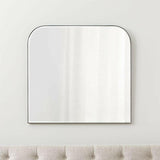 Edge Gunmetal Arch Wall Mirror.
