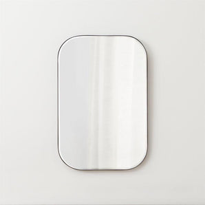 Edge Rectangle Black Wall Mirror.