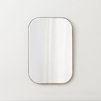Edge Rectangle Black Wall Mirror.