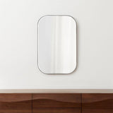 Edge Rectangle Black Wall Mirror.