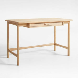 Elias 48" Natural Elm Wood Desk.