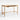 Elias 48" Natural Elm Wood Desk.
