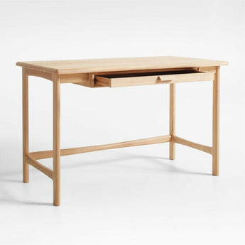 Elias 48" Natural Elm Wood Desk.