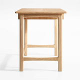 Elias 48" Natural Elm Wood Desk.