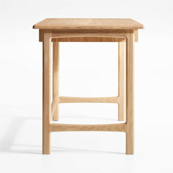 Elias 48" Natural Elm Wood Desk.