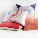 Viva 22"x15" Crushed Velvet Pillow with Down-Alte