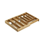 Expandable Bamboo Flatware Tray