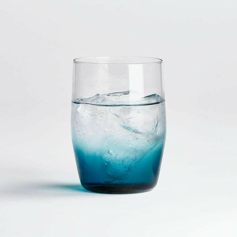 Fade Blue Ombre Double Old-Fashioned Glass