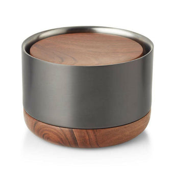 Fenton Graphite and Wood Wine Coaster Set.
