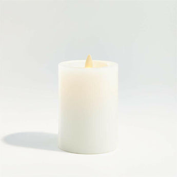 Flicker Flameless Wax Pillar Candle.
