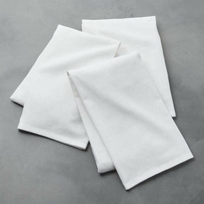 White Flour Sacks, Set of 3.
