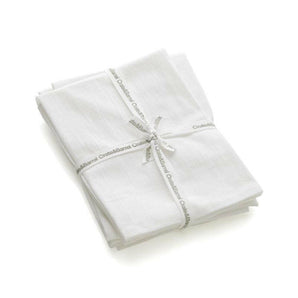 White Flour Sacks, Set of 3.