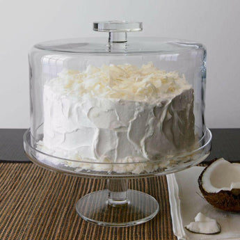 Footed Cake Stand with Dome.
